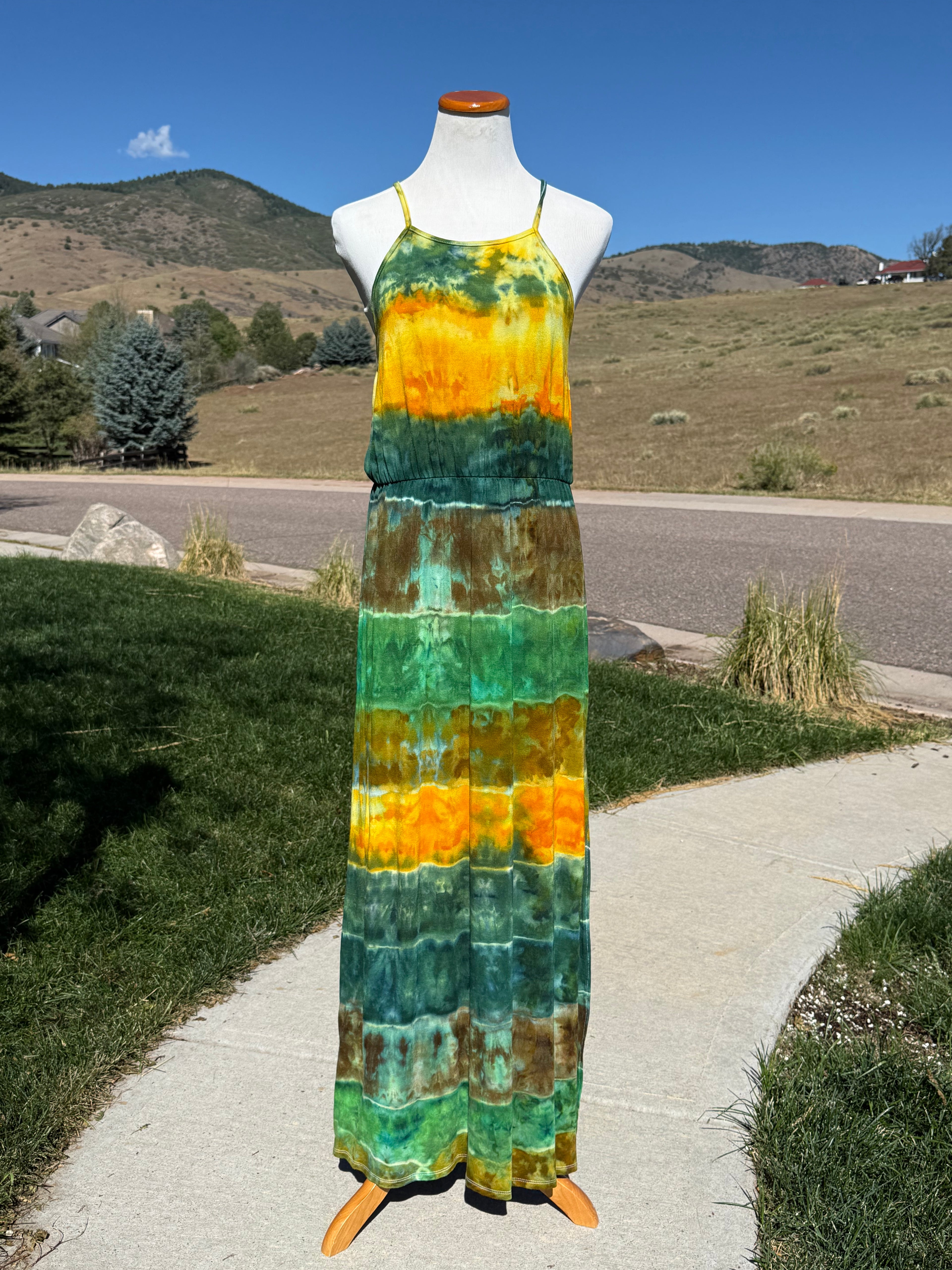 Rayon Maxi Dress X-Large