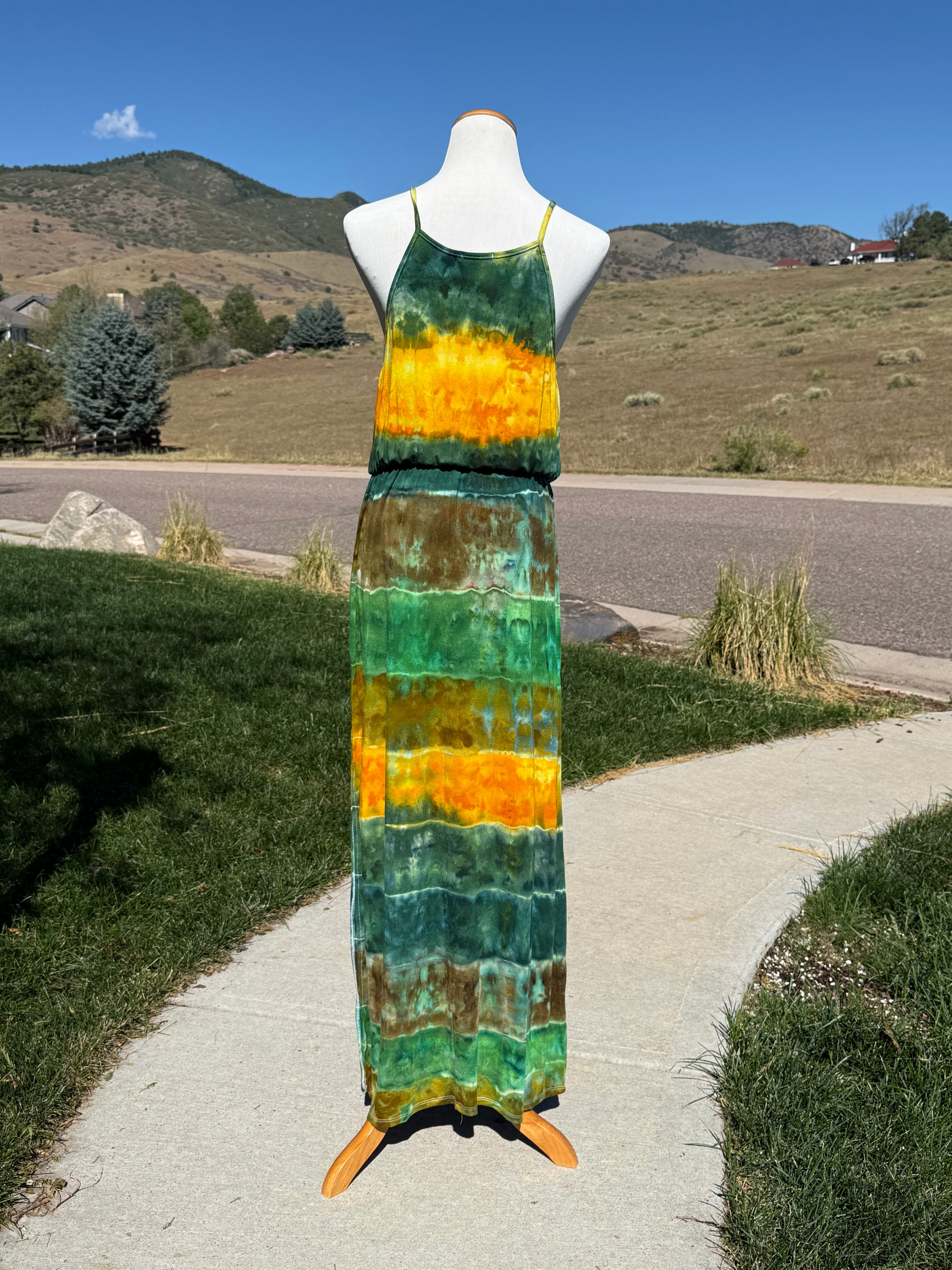 Rayon Maxi Dress X-Large
