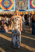 Rayon Maxi Dress X-Large