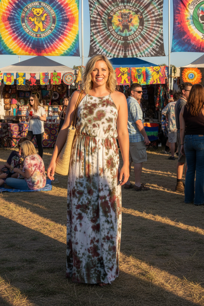 Rayon Maxi Dress X-Large