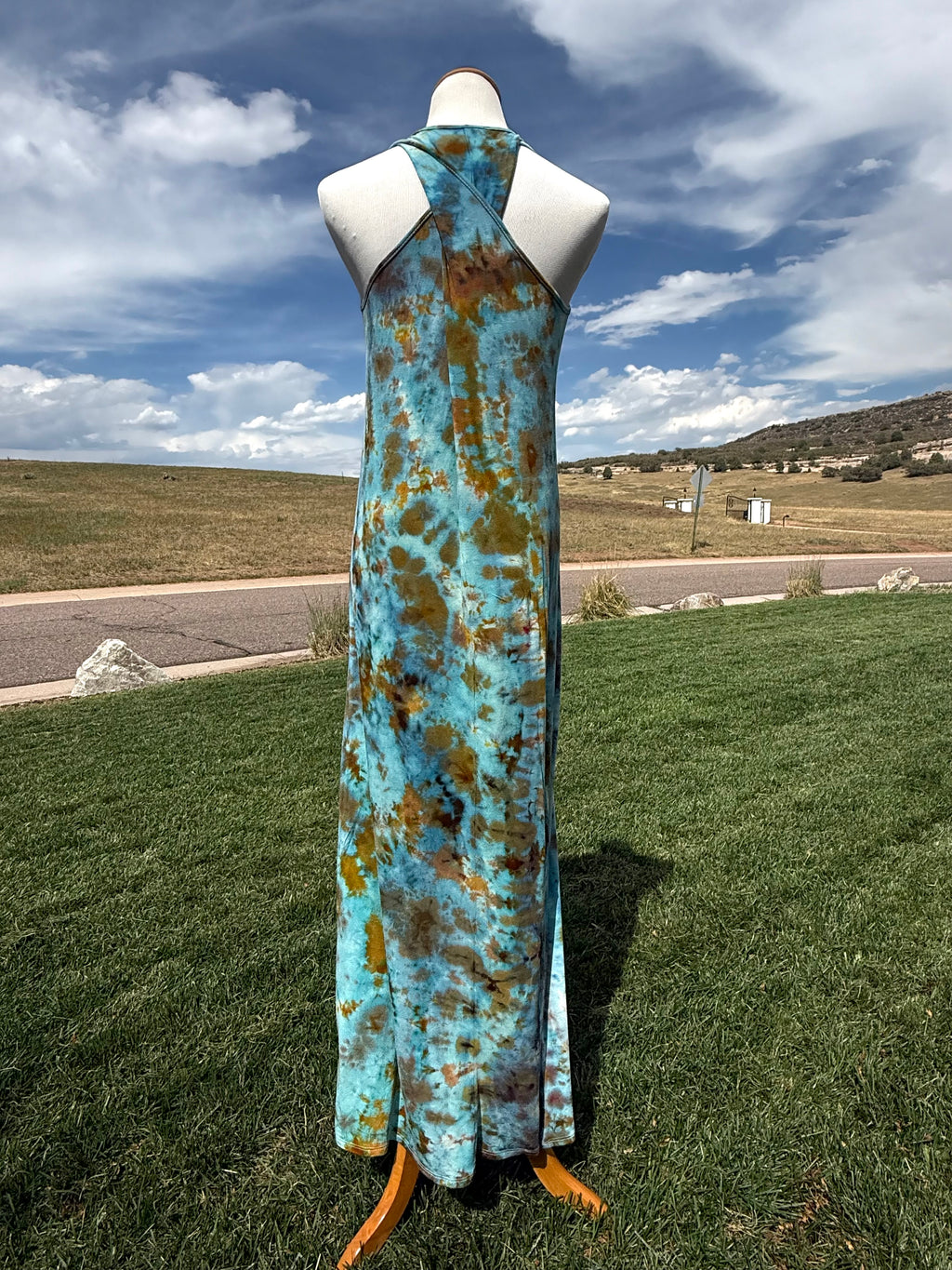 Rayon Maxi Dress Large