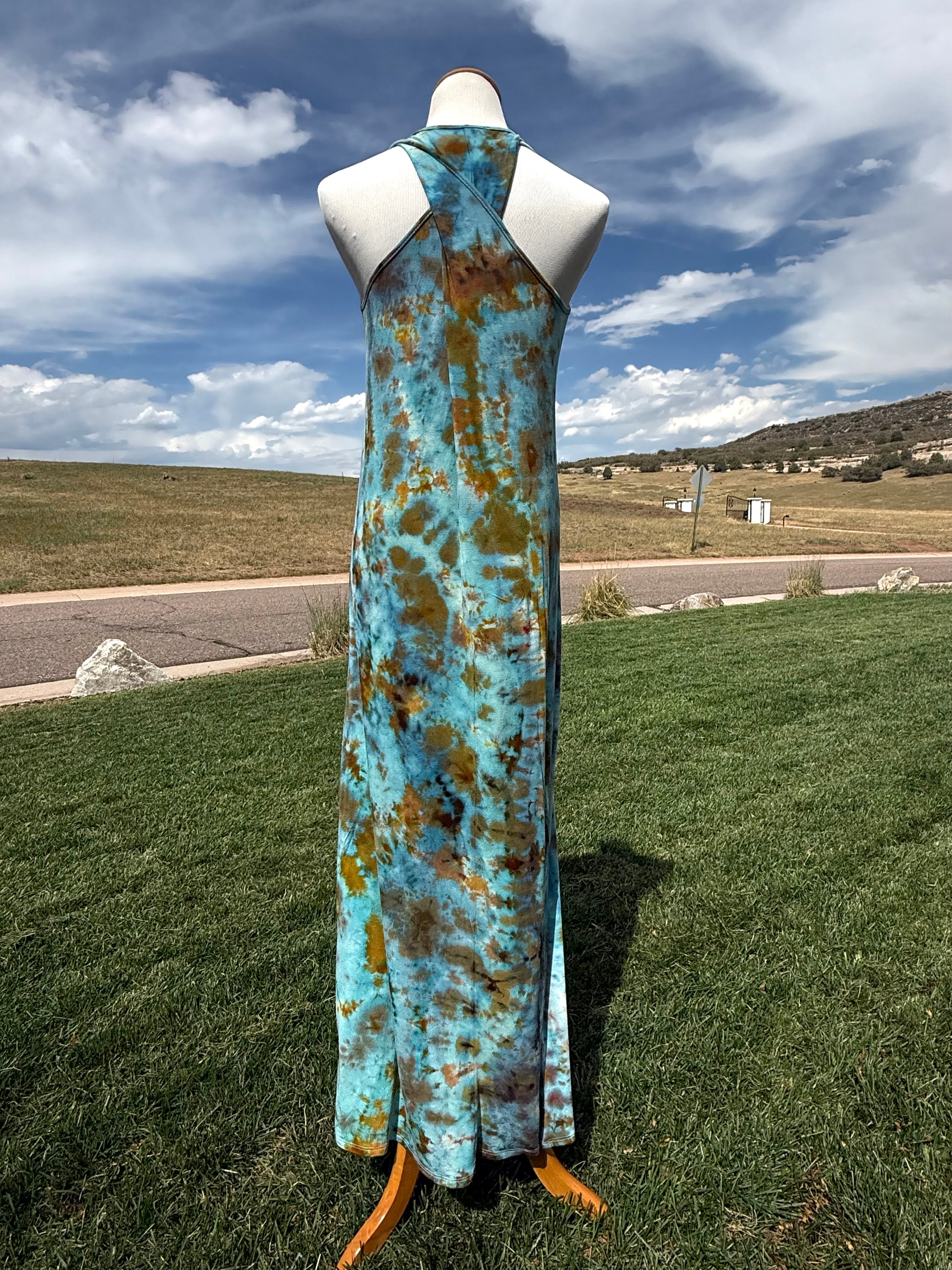 Rayon Maxi Dress Large