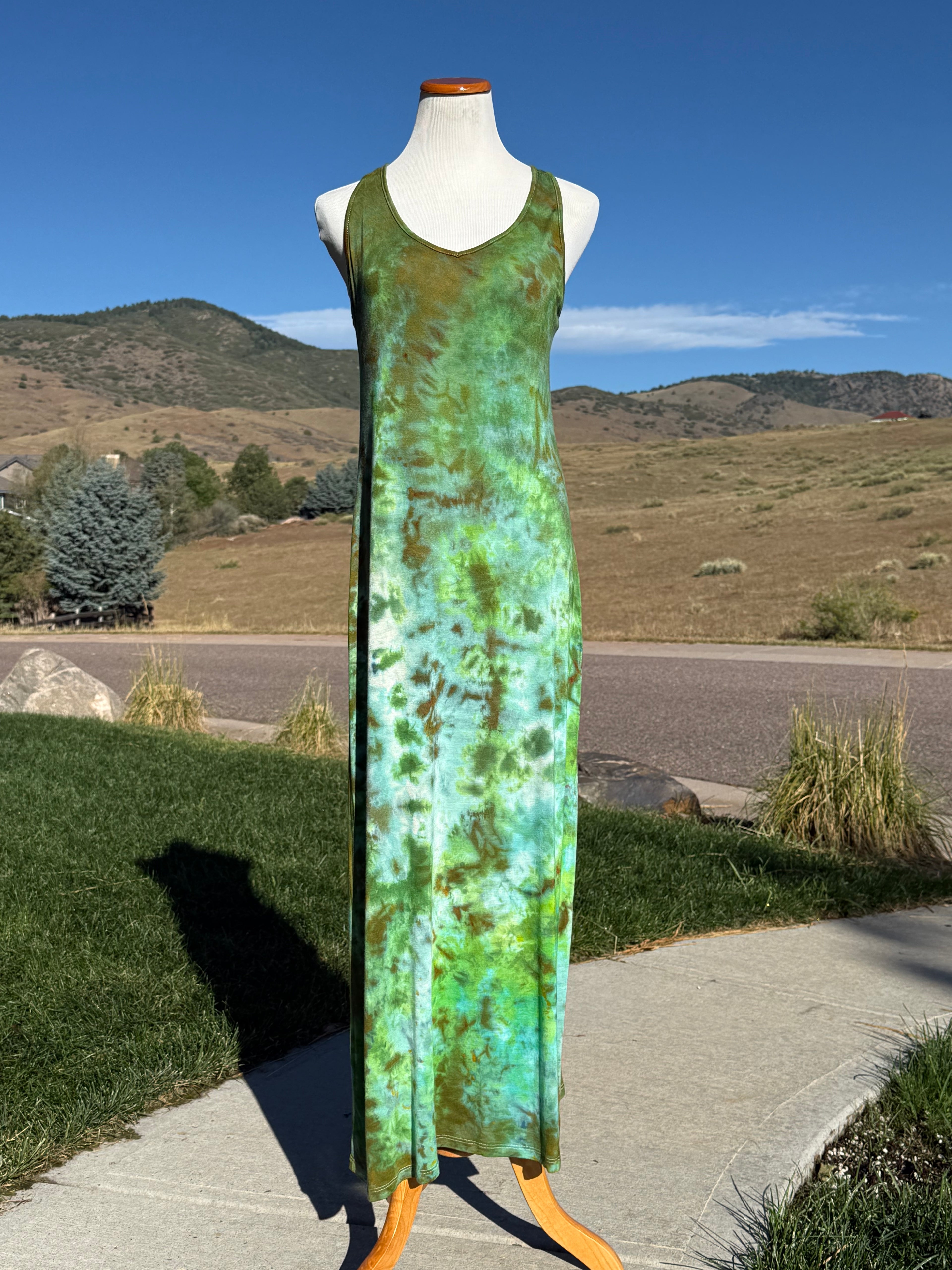 Rayon Maxi Dress Large