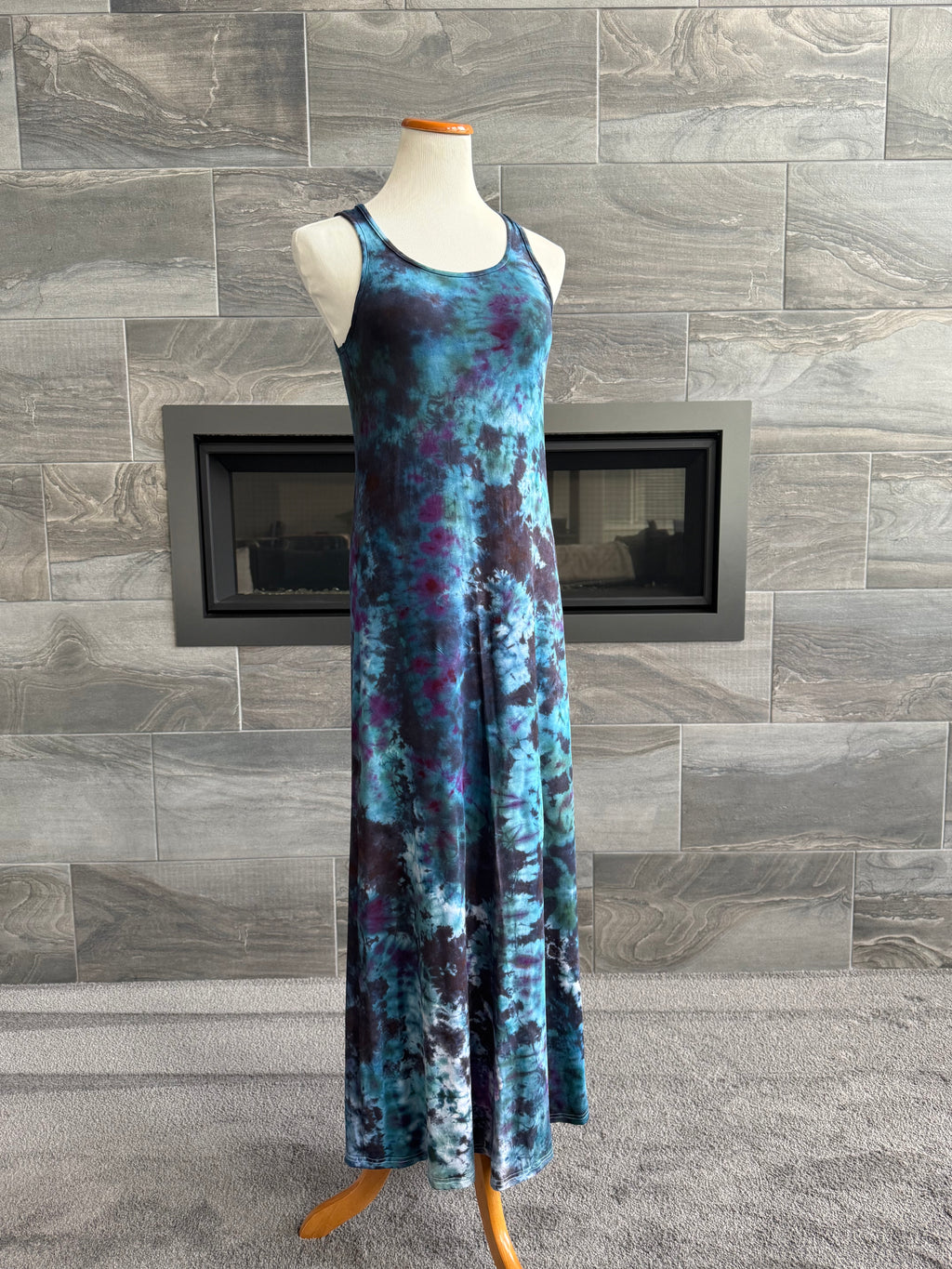 Rayon Maxi Dress Small