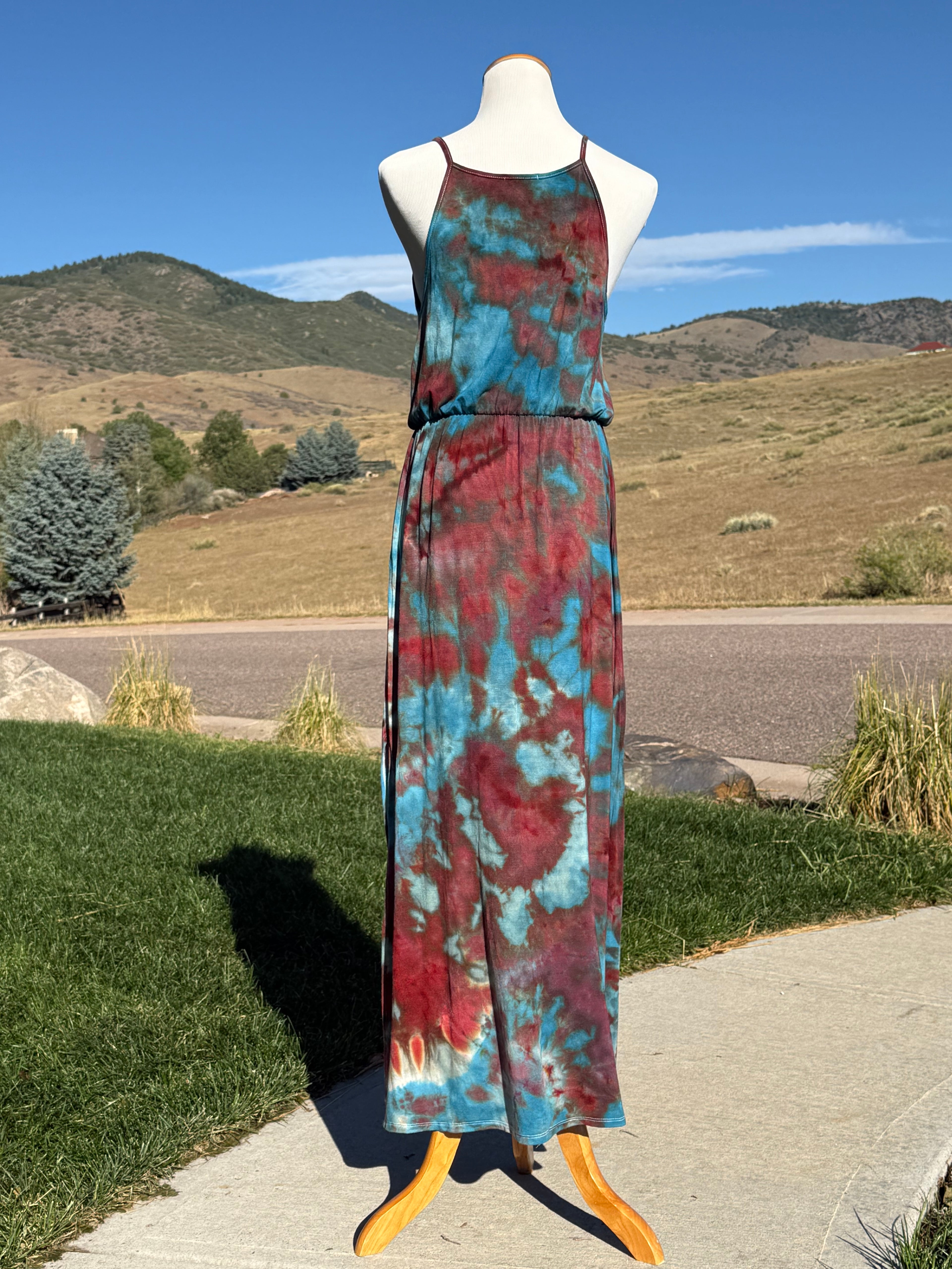 Rayon Maxi Dress X-Large