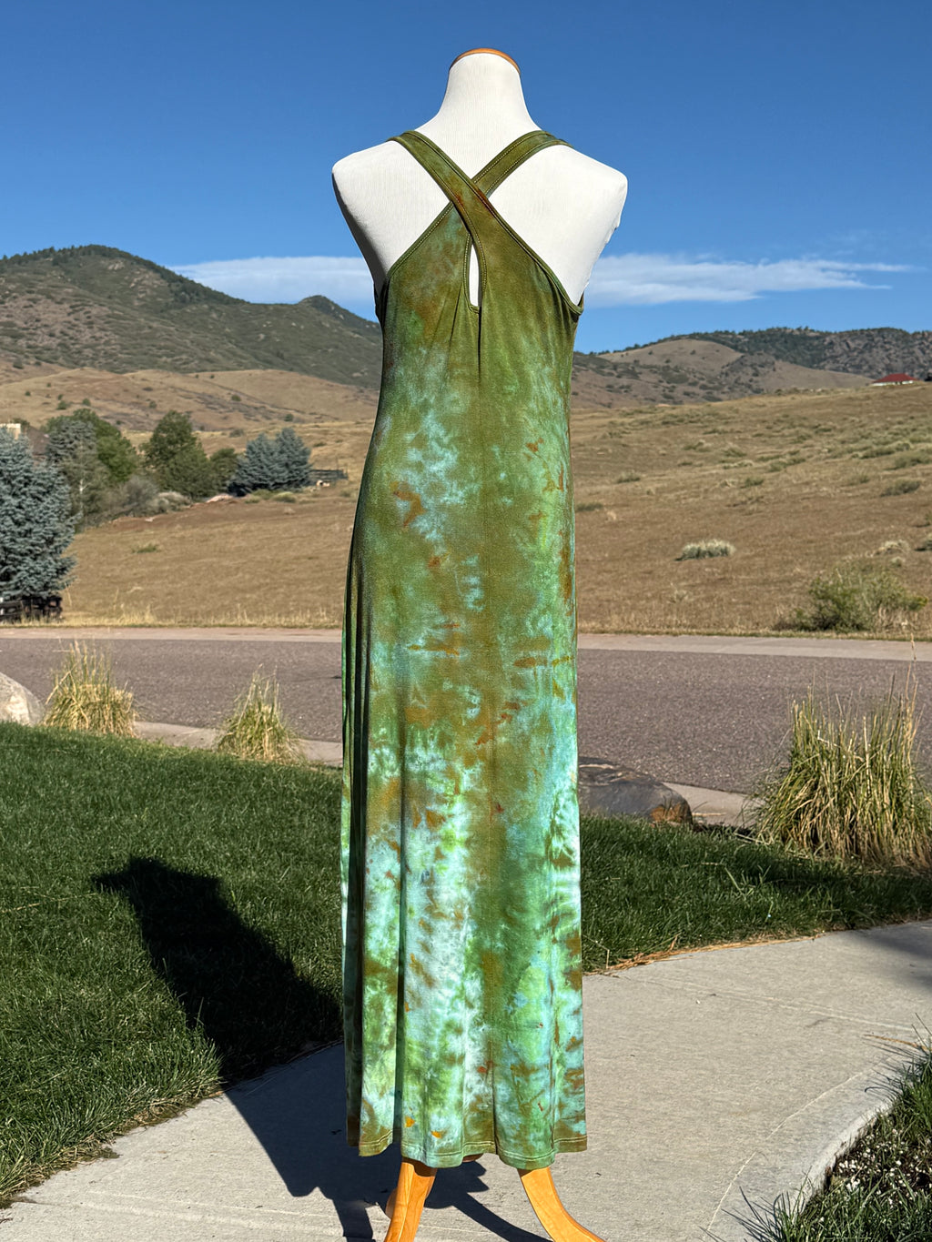 Rayon Maxi Dress Large