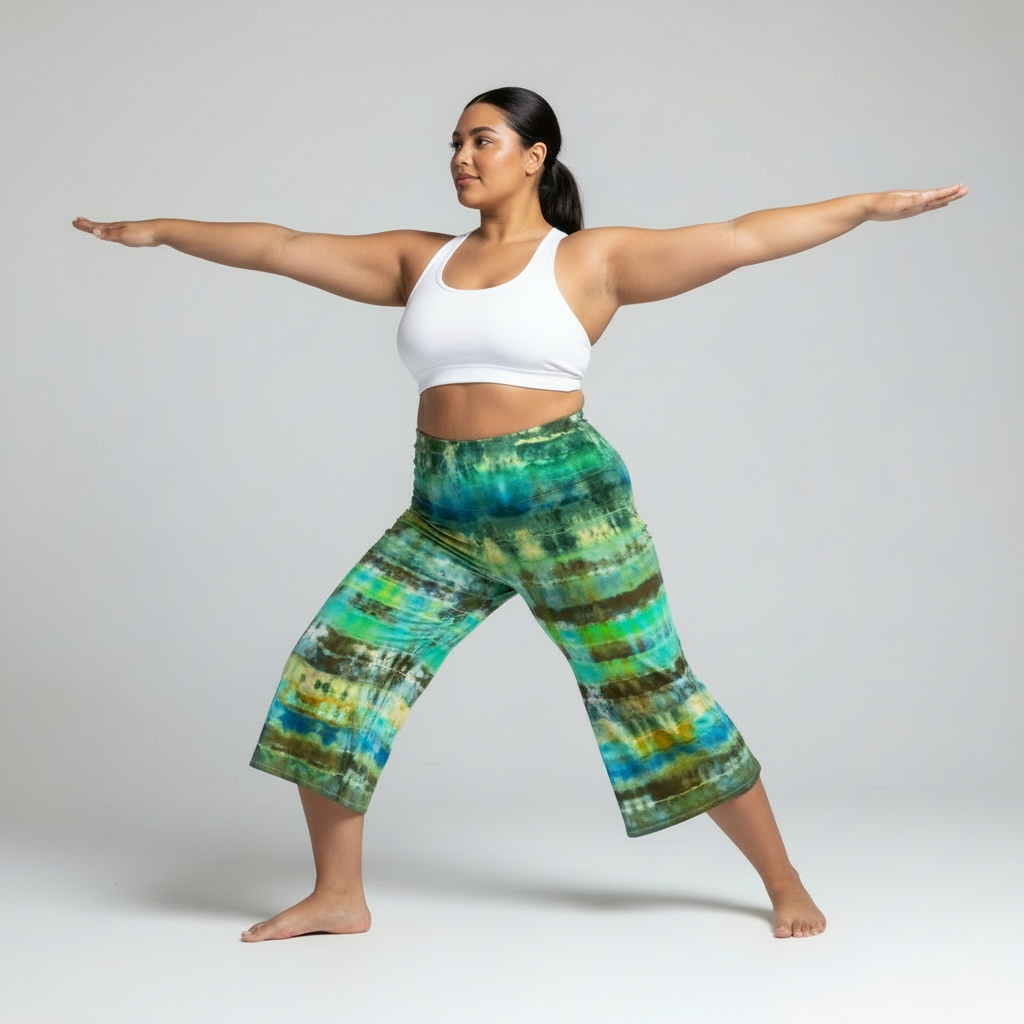 Rayon Palazzo Capris X-large