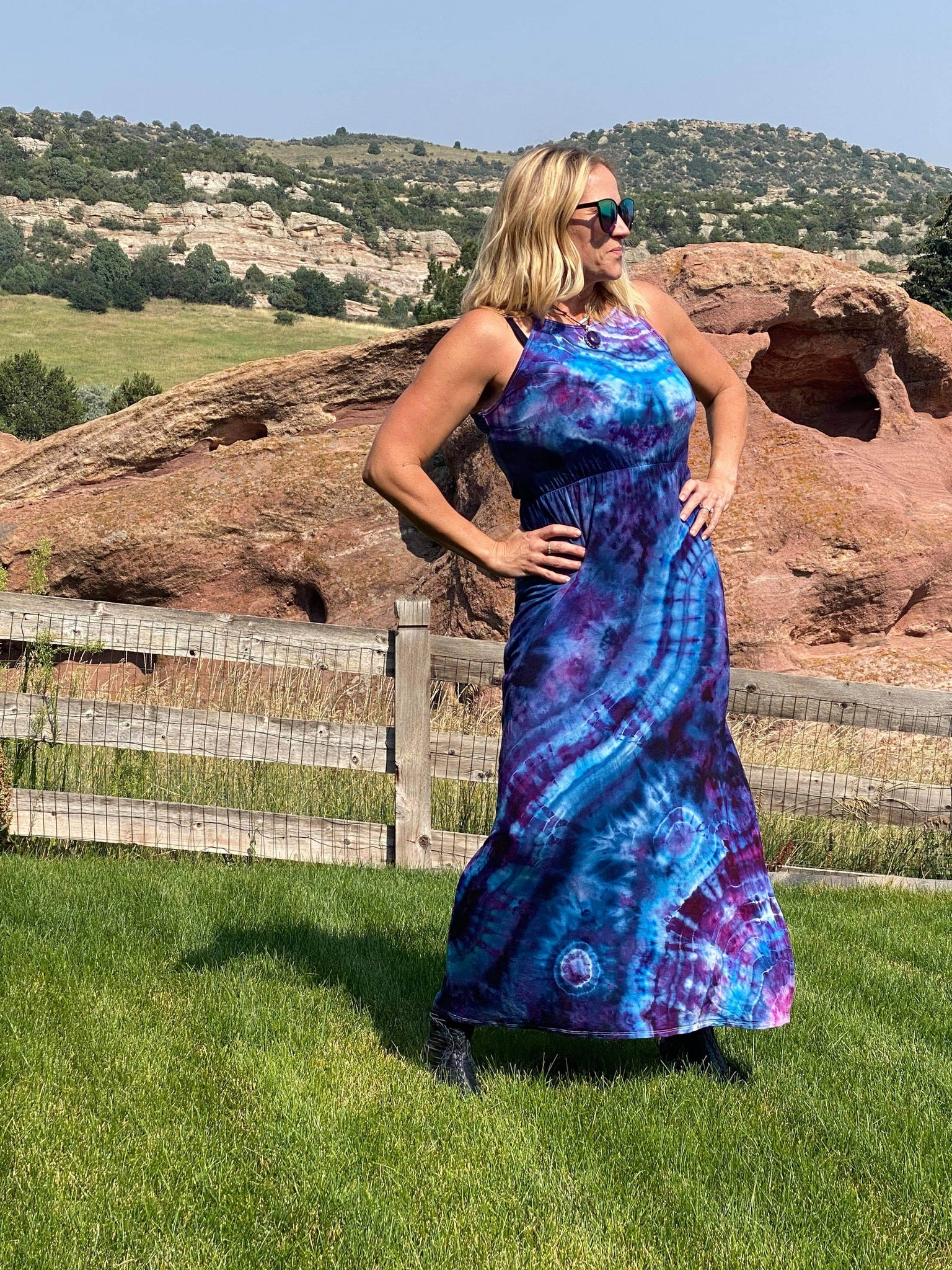 Rayon Maxi Dress Small | Slipknot Tie Dyes Rayon Maxi Dress Small | Slipknot Tie Dyes